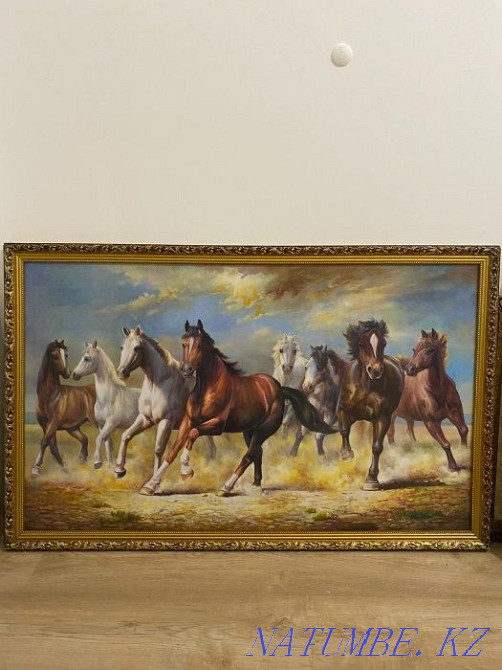I will sell a picture of horses 25000 tg. Astana - photo 1