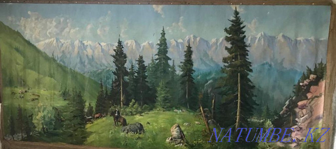 Oil painting nature " ?ara?ysta?" Astana - photo 1