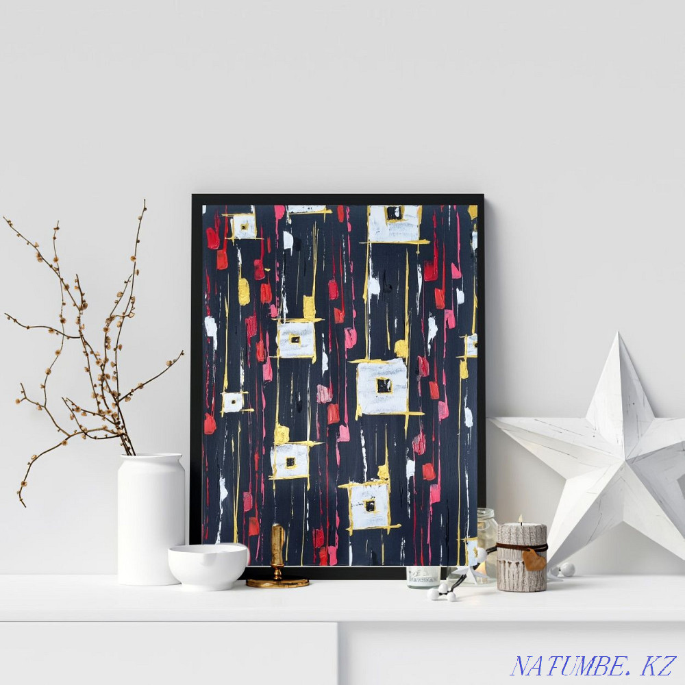 Картина Абстракция. Интерьерная Картина Алматы - изображение 1