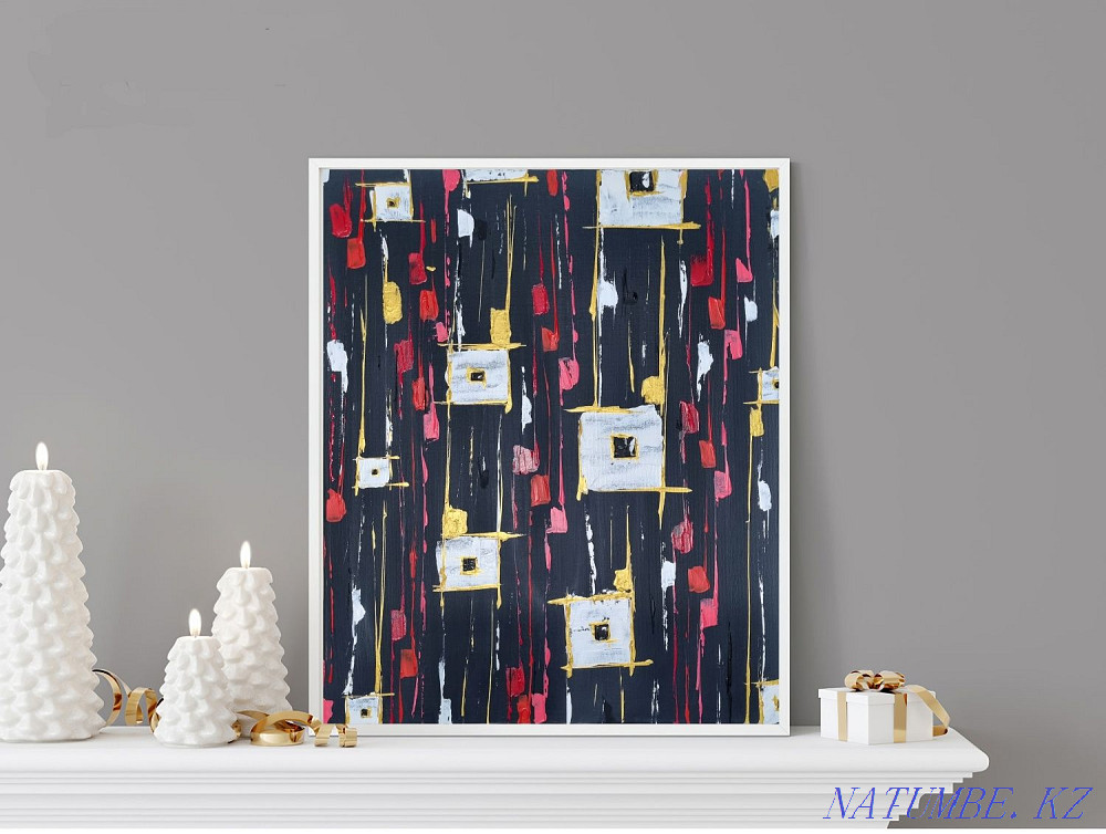 Картина Абстракция. Интерьерная Картина Алматы - изображение 2