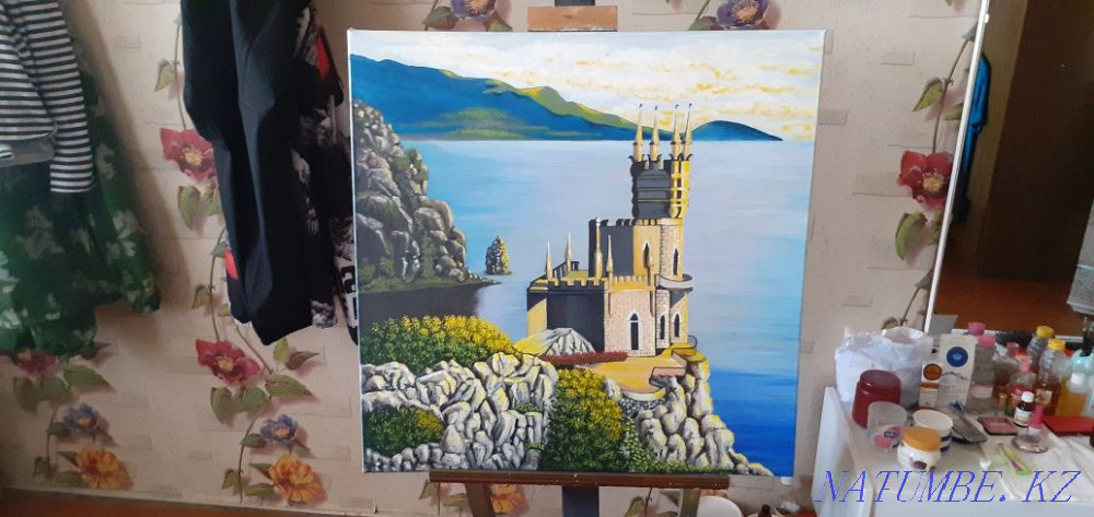 Продам новую картину - Ласточкино гнездо . Ялта Крым . Муткенова - изображение 4