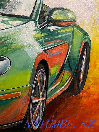 ?? Oil painting. Aston Martin. TORG?? Shymkent - photo 5