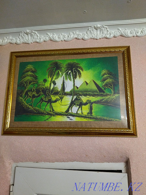 Картина из папируса Алматы - изображение 1