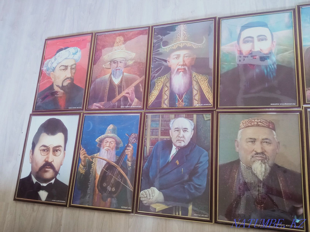 Портрет со стеклом в отличном состоянии. Алматы - изображение 1