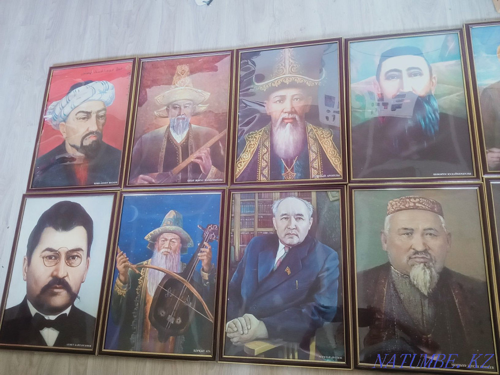 Портрет со стеклом в отличном состоянии. Алматы - изображение 2