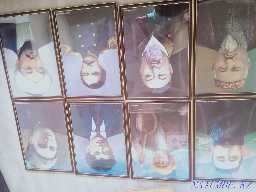 Портрет со стеклом в отличном состоянии. Алматы - изображение 3