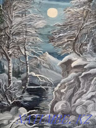 Картина зимний пейзаж Алматы - изображение 1