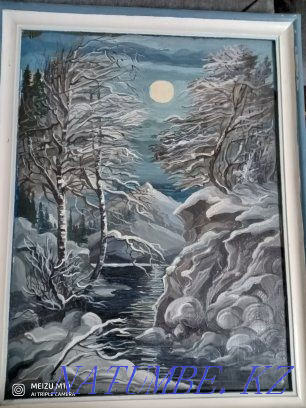 Картина зимний пейзаж Алматы - изображение 5