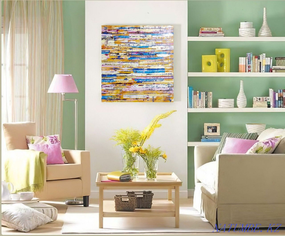 Картина Абстракция. Лофт. Интерьерная картина. Алматы - изображение 2