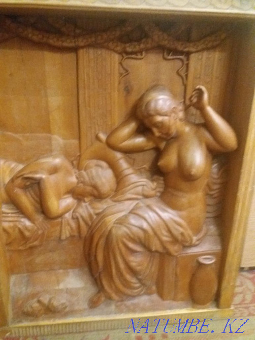 Selling painting handmade pure wood cool painting very cla Almaty - photo 2