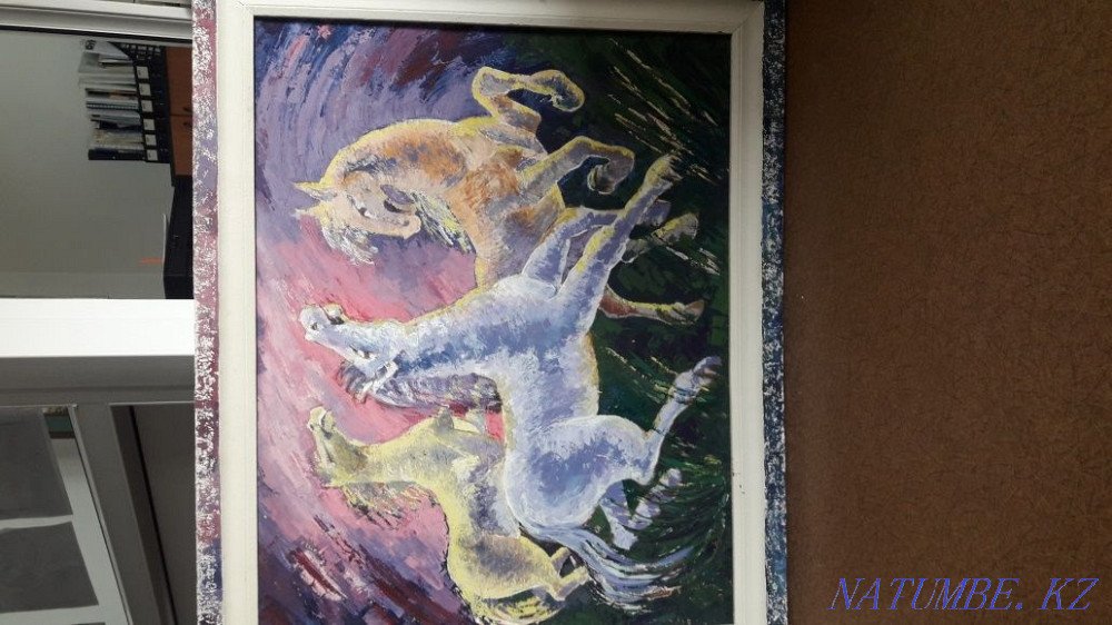 Selling a painting. Tempera canvas. Size 1.15*0.9 m. Pavlodar - photo 2