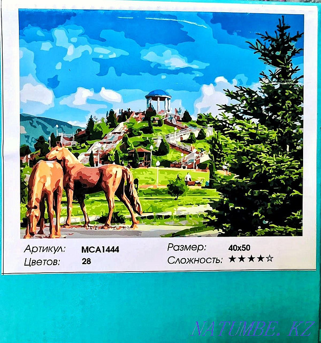 Painting by numbers, drawing, diamond mosaic. Shymkent - photo 2