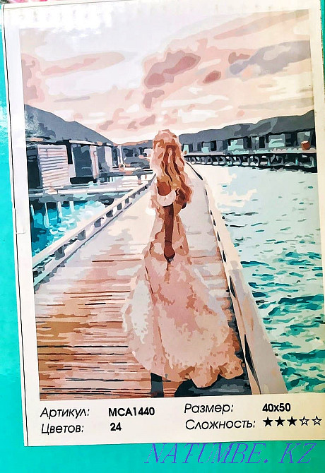 Painting by numbers, drawing, diamond mosaic. Shymkent - photo 7