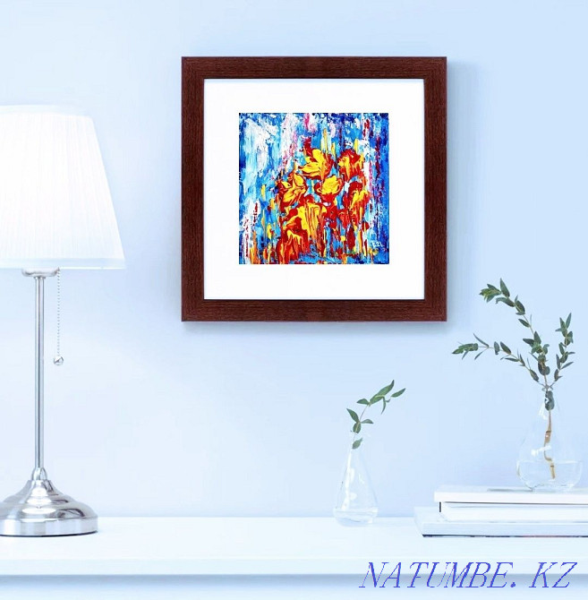 Пейзаж. Цветы. Картины Ручной работы. Живопись Акрилом Алматы - изображение 8