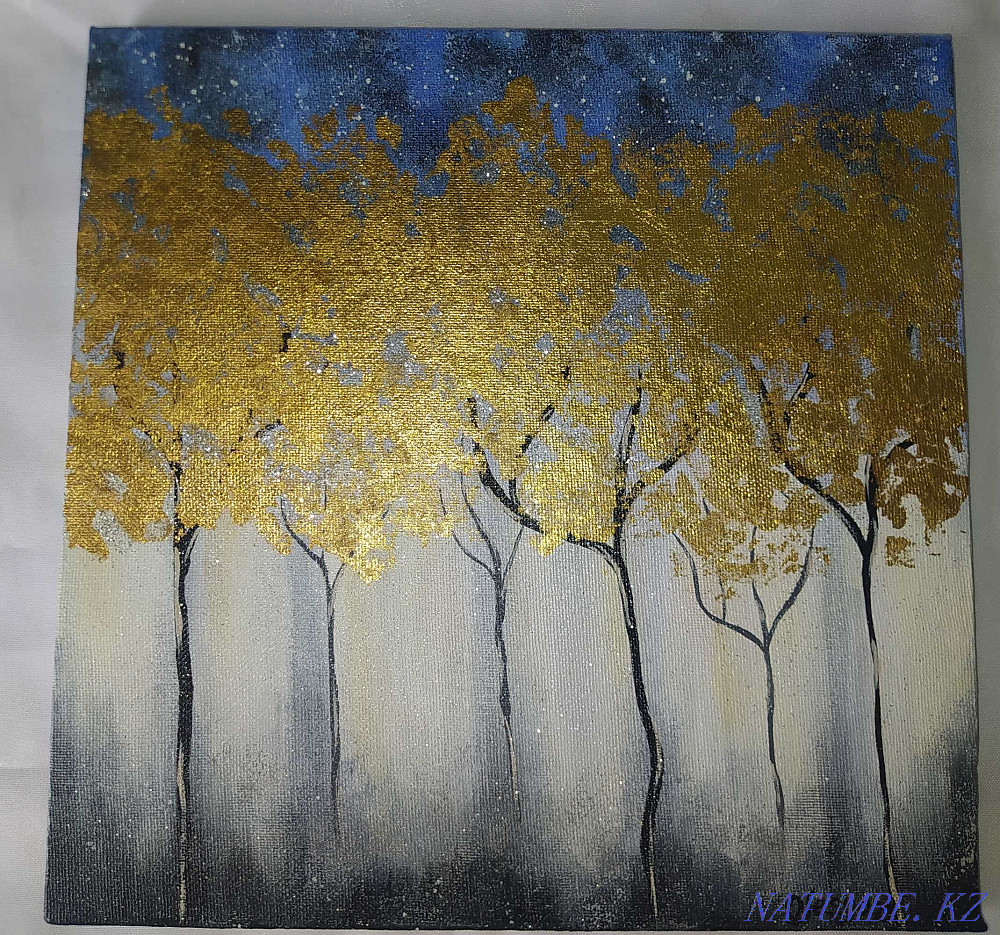 Painting "Golden Forest". Acrylic. Zhezqazghan - photo 1