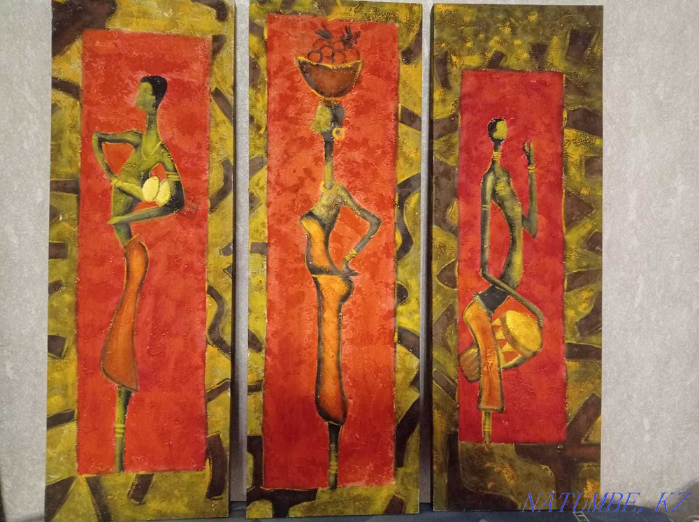 Modular painting "African motifs" Almaty - photo 1