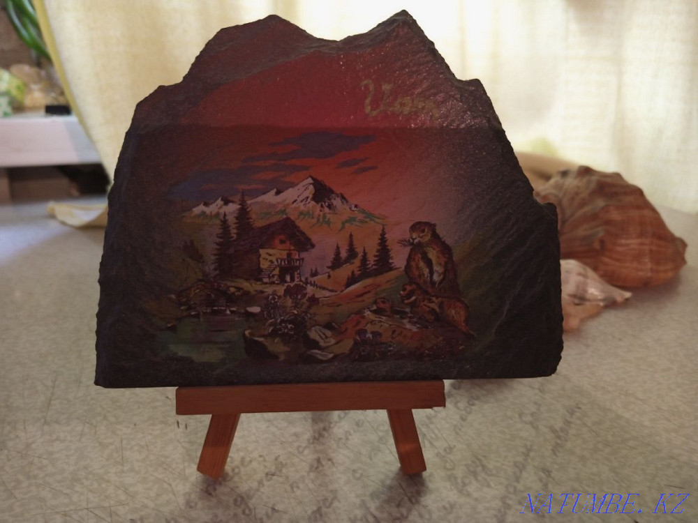 Картина на камне. Алматы - изображение 1