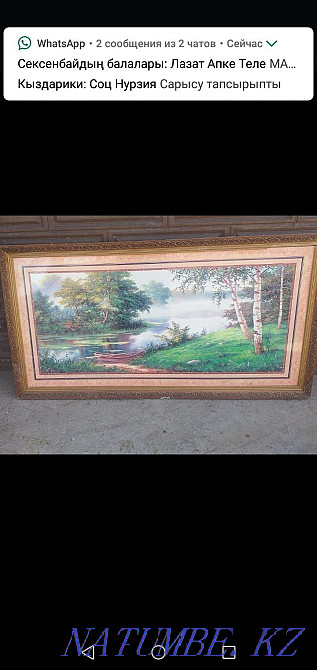 The painting is in excellent condition in sarykemer  - photo 1