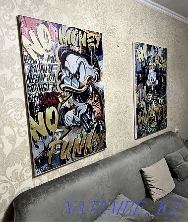 Modular Canvas Paintings Scrooge McDuck in Monopoly Style, Success Almaty - photo 3