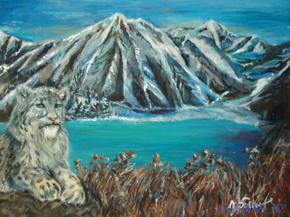 Oil painting on canvas, size 60x80, 2020 Almaty - photo 3