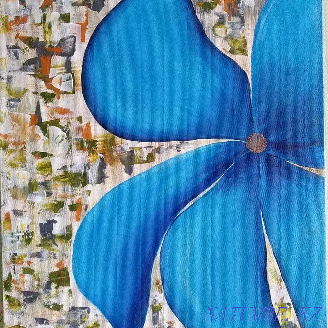 Картина модульная Синий цветок Караганда - изображение 5