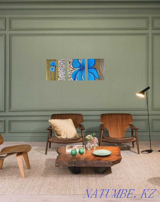 Модульдік көк гүлді бояу  Қарағанды - изображение 1