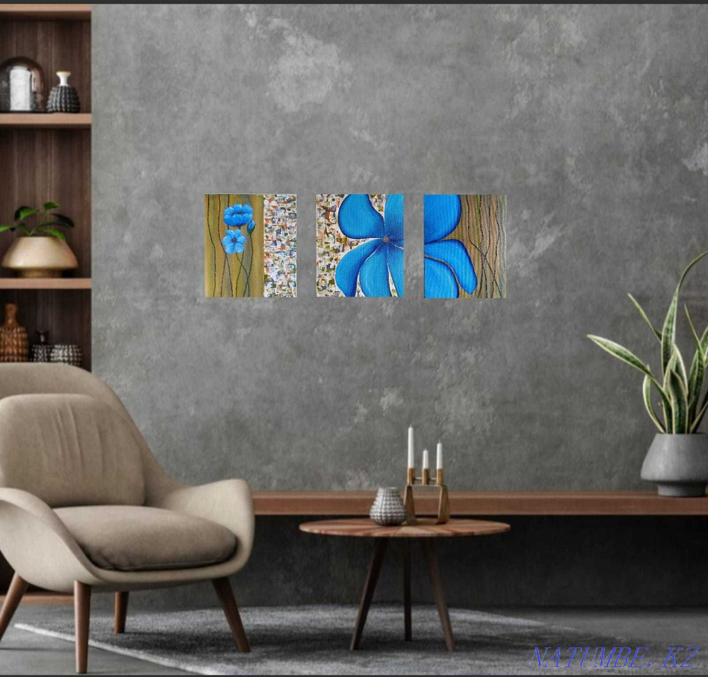 Модульдік көк гүлді бояу  Қарағанды - изображение 2
