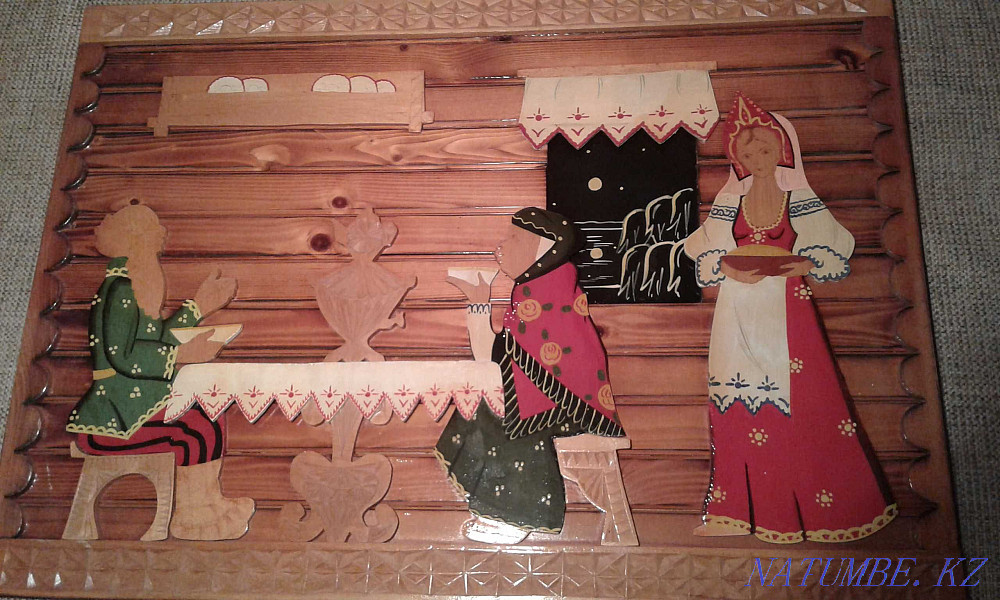 wooden picture Aqtau - photo 1