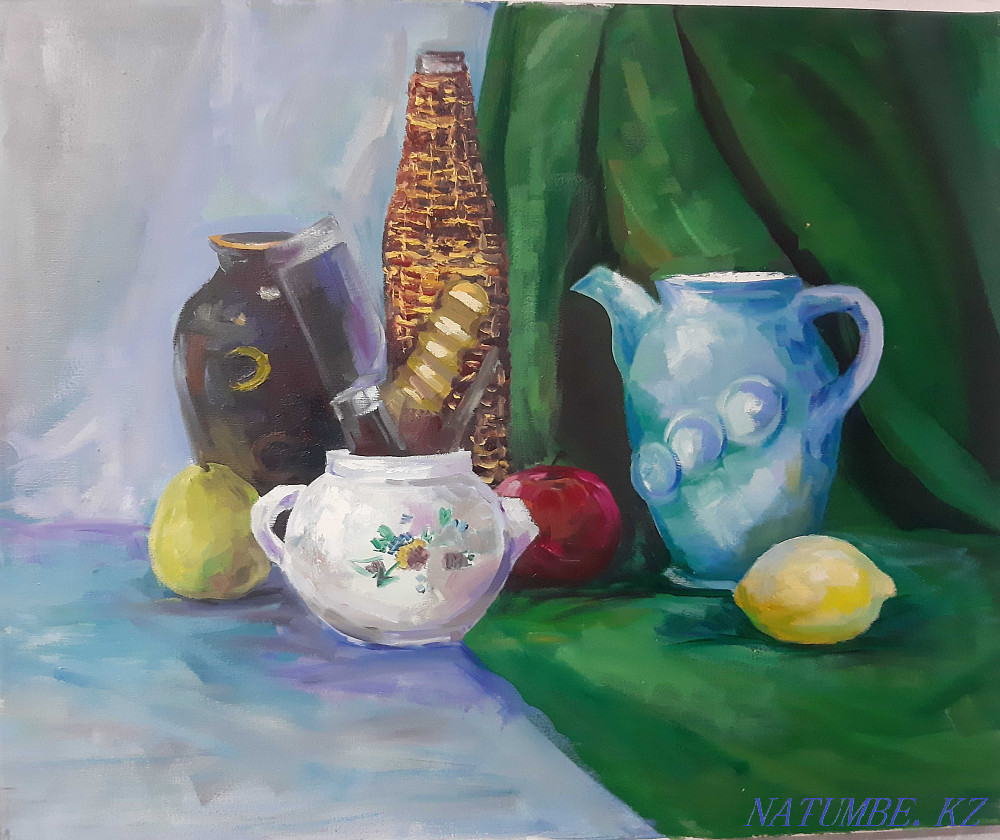 Картина маслом (Натюрморт ) Алматы - изображение 1
