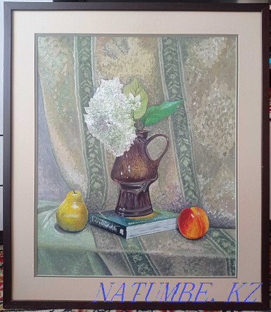 Painting "Still life with pear and peach" Almaty - photo 1