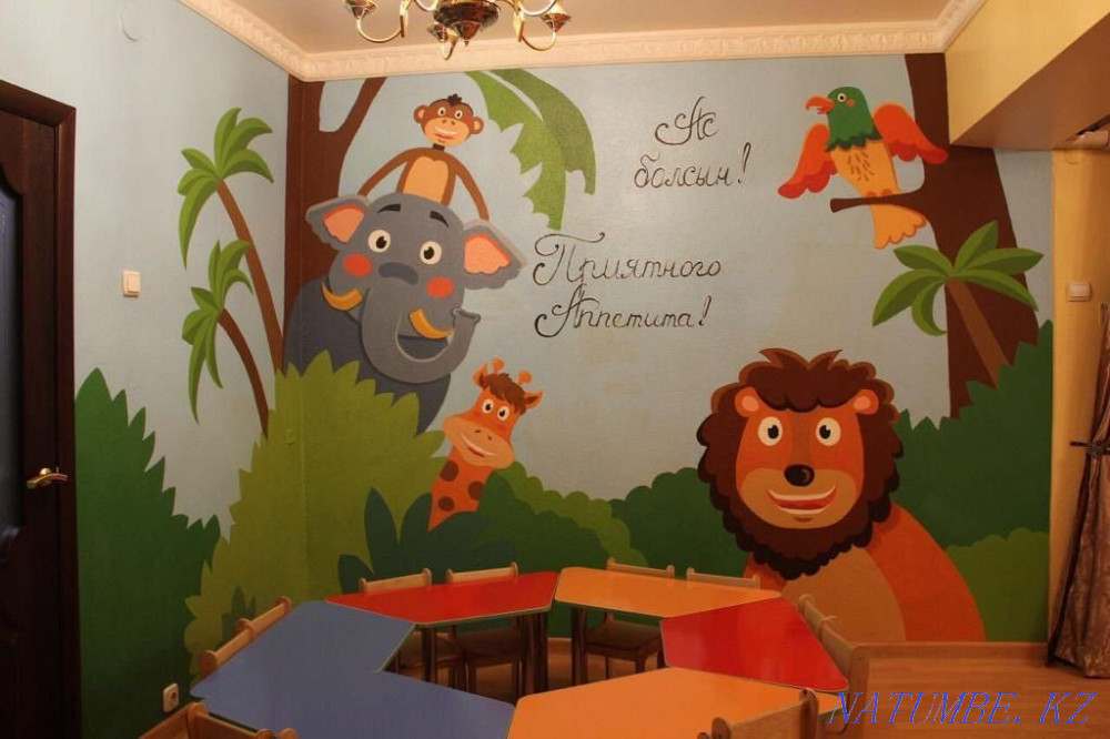 Художественная роспись стен Алматы - изображение 1