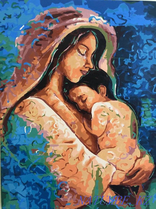 Картина «На руках матери» Алматы - изображение 1