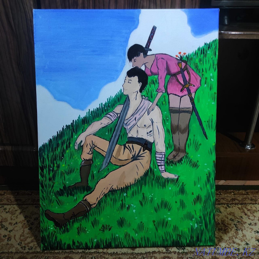 Oil painting. New. Taldykorgan - photo 1