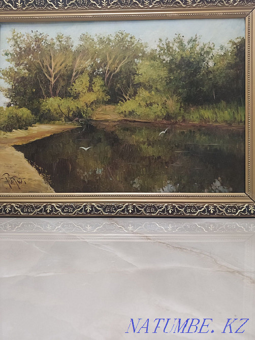 Oil painting artist Tatiev Talgat Astana - photo 4