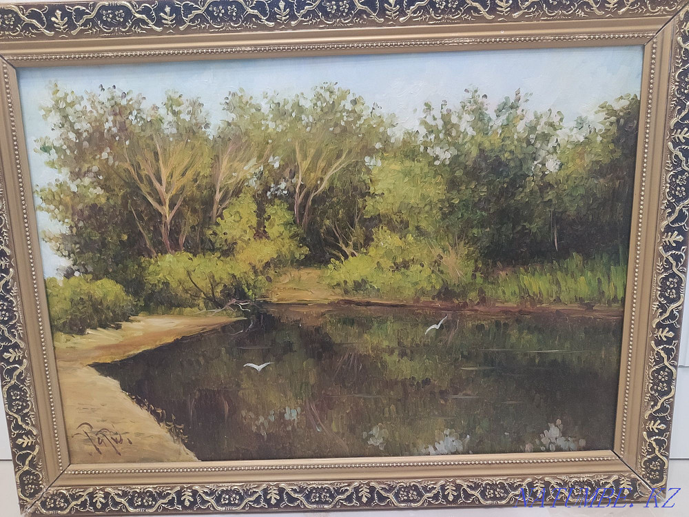 Oil painting artist Tatiev Talgat Astana - photo 1