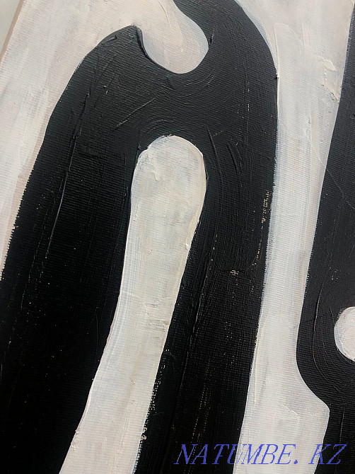 oil painting canvas minimalism abstract interior painting Almaty - photo 2