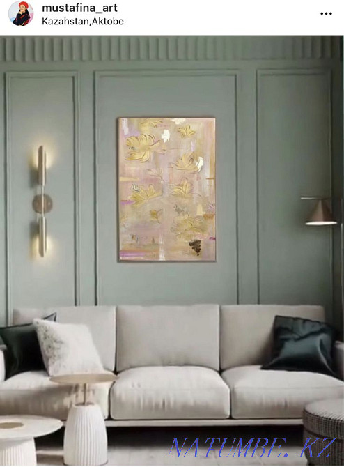 Interior oil painting on canvas Aqtobe - photo 1