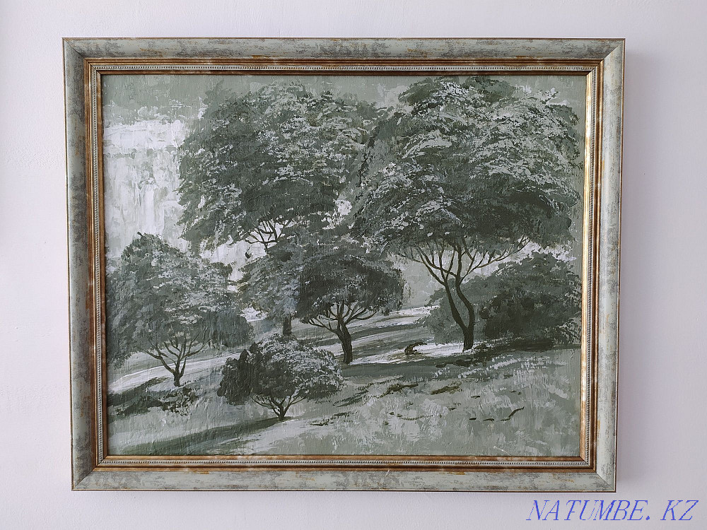 Продам картину,холст,написана акрилом в багете Экибастуз - изображение 1