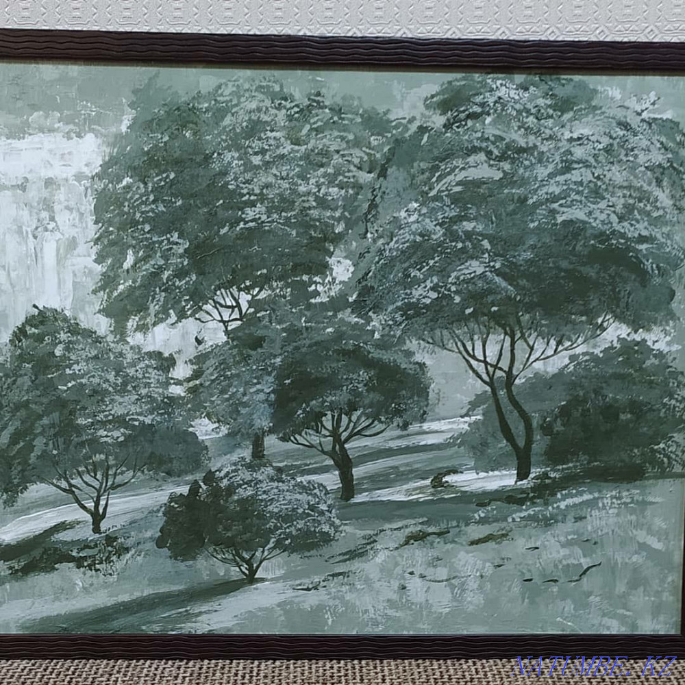 Продам картину,холст,написана акрилом в багете Экибастуз - изображение 4