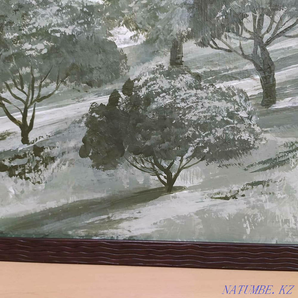 Продам картину,холст,написана акрилом в багете Экибастуз - изображение 3