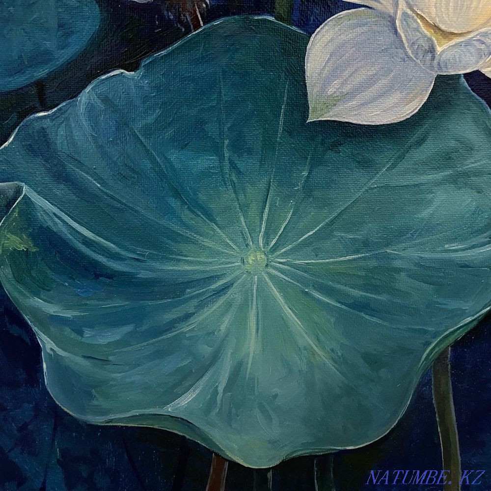 ?? Oil painting! Lotus! TORG?? Shymkent - photo 4