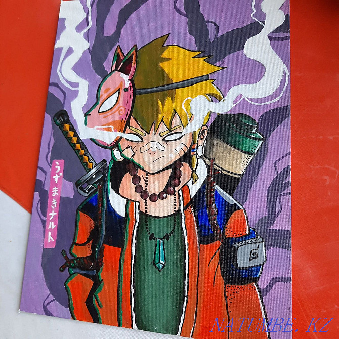 Painting Anime Naruto Acrylic Almaty - photo 3