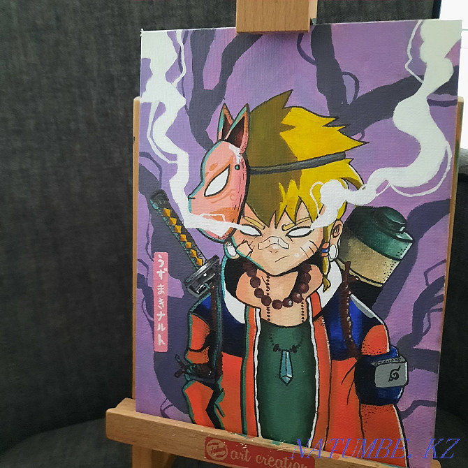 Painting Anime Naruto Acrylic Almaty - photo 2