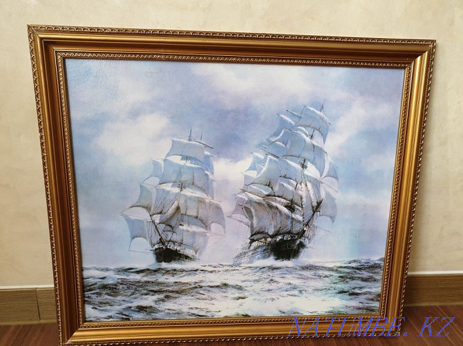 Painting Two sailboats, 70*58 cm Astana - photo 1
