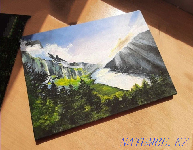 Acrylic nature painting Astana - photo 1