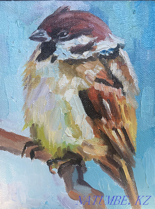 Продам картины "птички" миниатюры Алматы - изображение 8