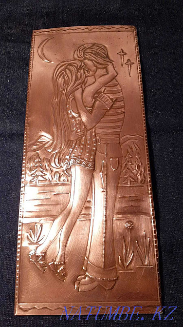 I will sell pictures chasing on metal of the USSR (copper) Ust-Kamenogorsk - photo 5