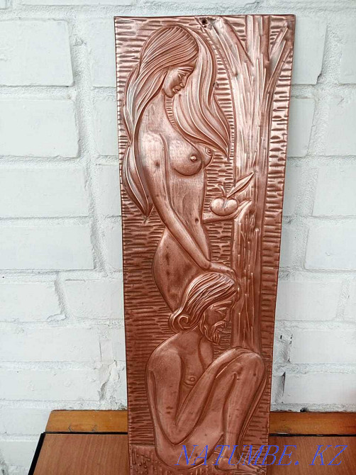 I will sell pictures chasing on metal of the USSR (copper) Ust-Kamenogorsk - photo 3