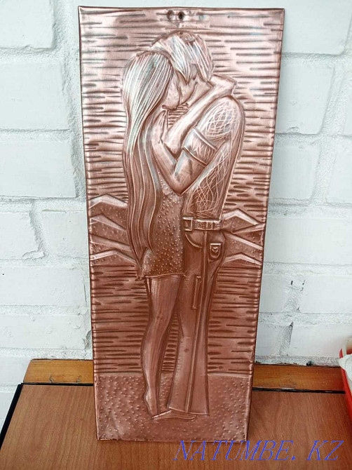 I will sell pictures chasing on metal of the USSR (copper) Ust-Kamenogorsk - photo 2