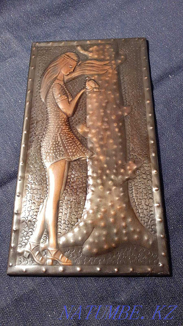 I will sell pictures chasing on metal of the USSR (copper) Ust-Kamenogorsk - photo 4